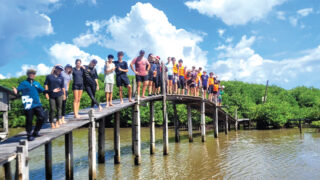 SAIS outdoor and adventure learning students in cambodia