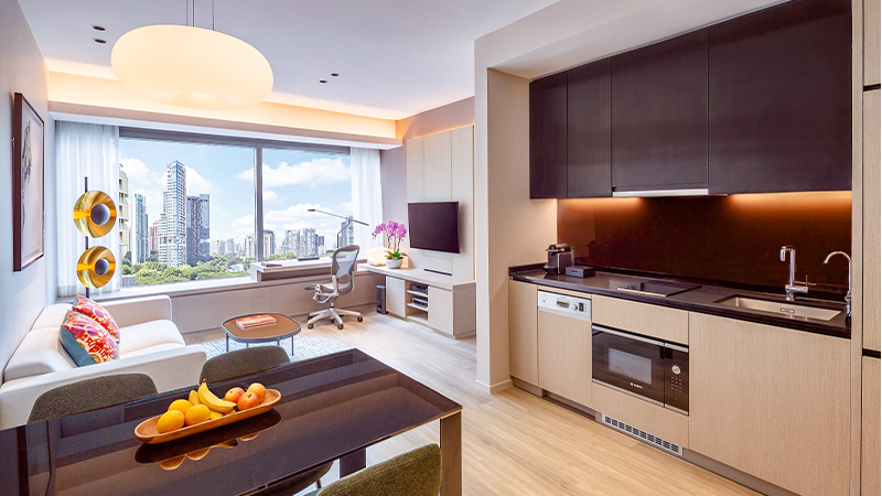 Pan Pacific Serviced apartments Singapore executive apartment