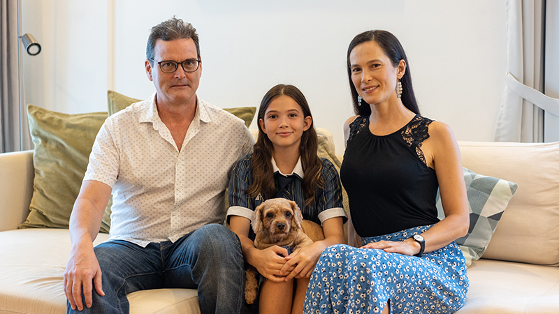 image of AIS best international school for Australians family with dog