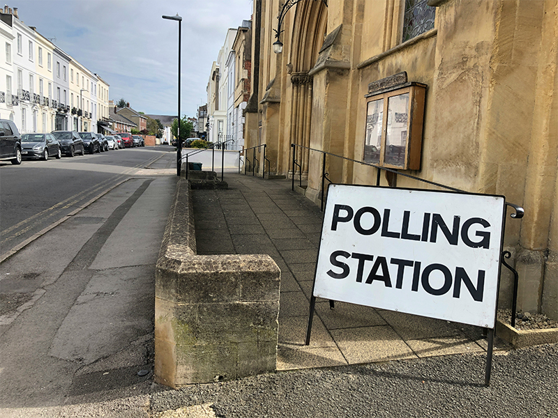 UK general elections. voting rights