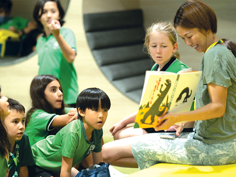 GESS Singapore students engaged in holistic learning with reading