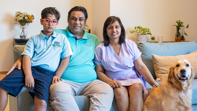 image of family from Integrated International School in Singapore