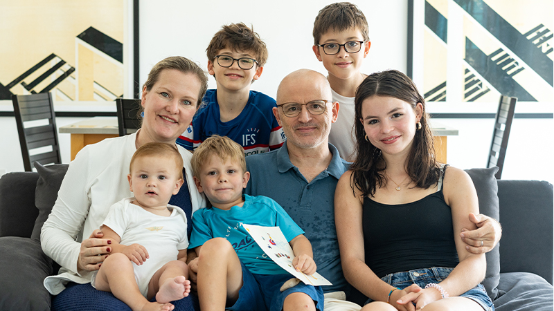 image of family who chose IFS as Best International School for their children