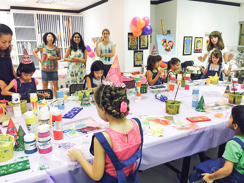 Little Artists - birthday activities kids birthday party places in singapore