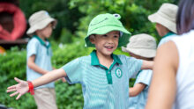 outdoor experiences at SJI International Preschool open house
