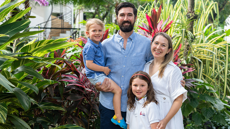 image of family from SAS good international schools in singapore