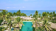 family stay at the InterContinental Bali Resort Jimbaran bay beach
