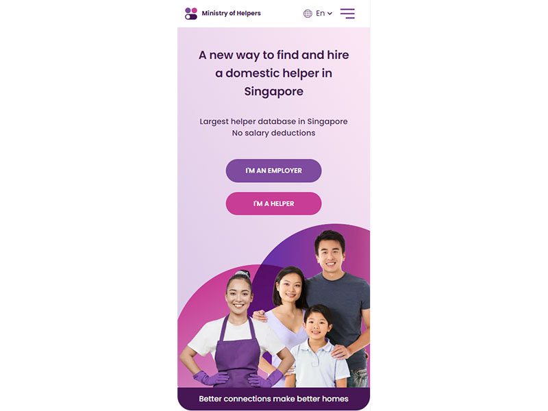 Ministry of Helpers home help online app for domestic help