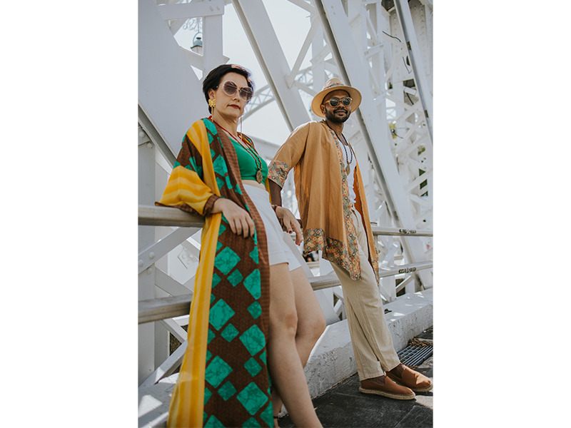 Raja Rani - a Singapore DJ duo that creates eco friendly kimono in Singapore