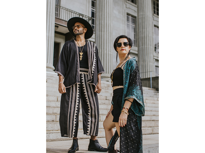 Raja Rani - a Singapore DJ duo that creates eco friendly kimono in Singapore