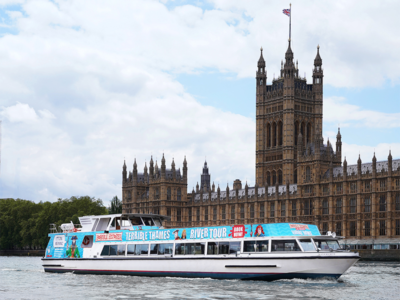 The Horrible Histories Thames Cruise - London travel itinerary