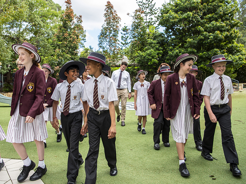 student leaders at St Peters Lutheran College