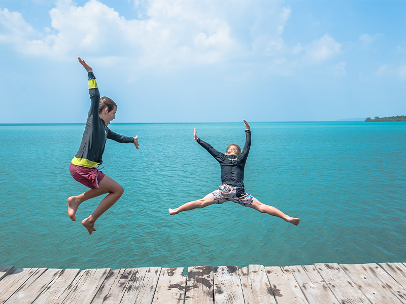 Telunas Beach resort, Short vacation from singapore