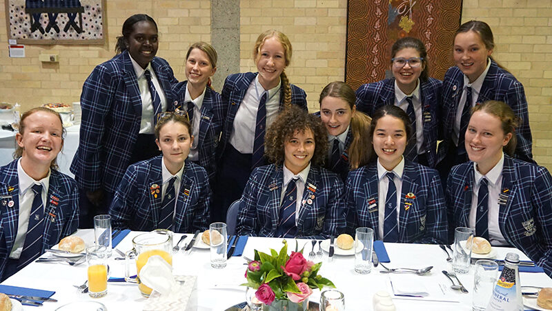 Wenona boarding school in Australia - appreciation dinner for boarders