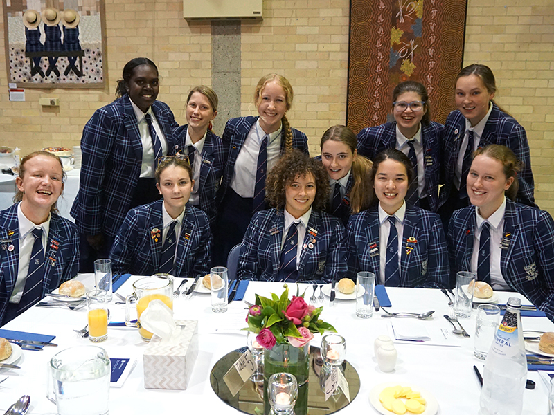 Wenona boarding school in Australia - appreciation dinner for boarders