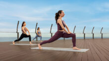 Fitness classes in Singapore - Marina Bay Sands SkyPark - yoga