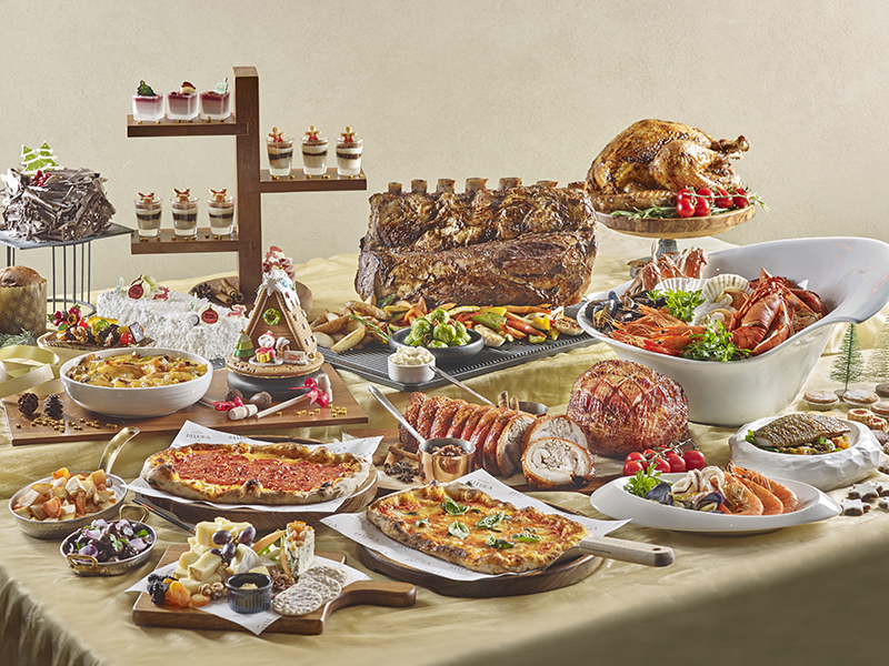 Allora at Crowne Plaza Changi Airport - christmas dinner singapore - christmas buffet 