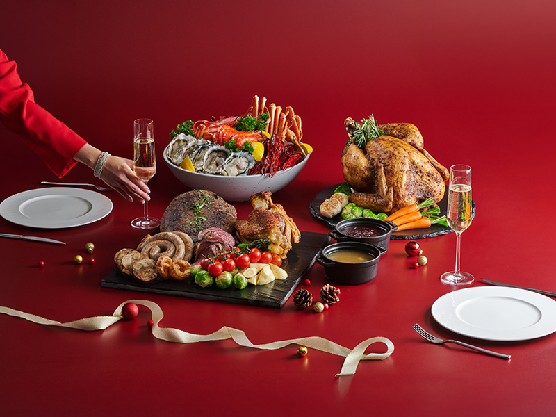 Mandarin Oriental Singapore - roast turkey - christmas meal 