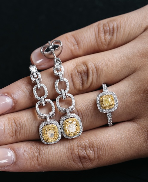 ART N ASH yellow diamonds