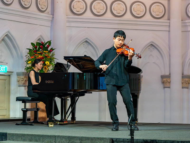 Centenary celebrations concert by Tanglin Trust music scholars