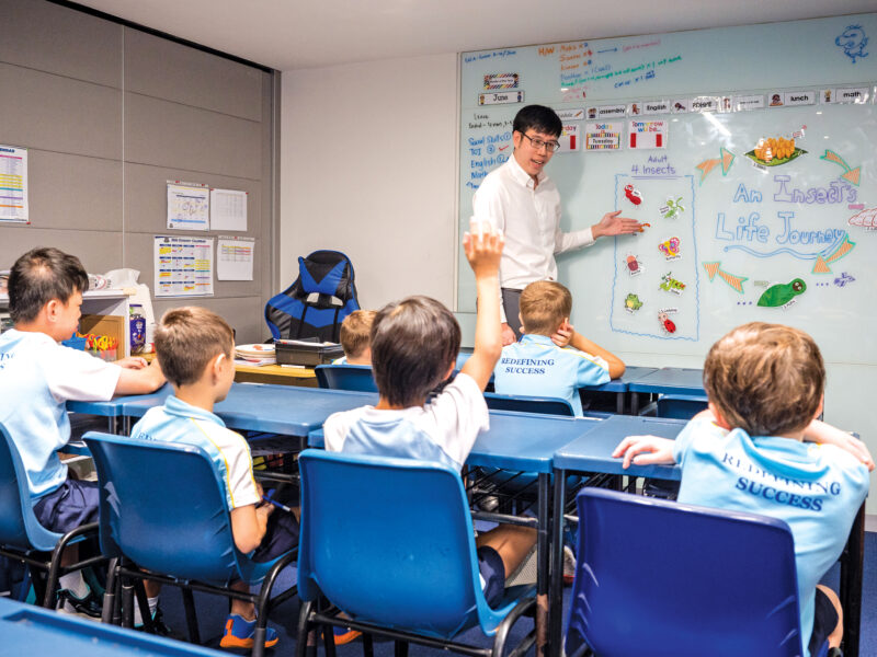 small class sizes at IIS allow for student centred learning