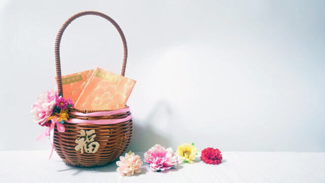 Spring Blossoms Basket by Happy Hands Can - flower basket