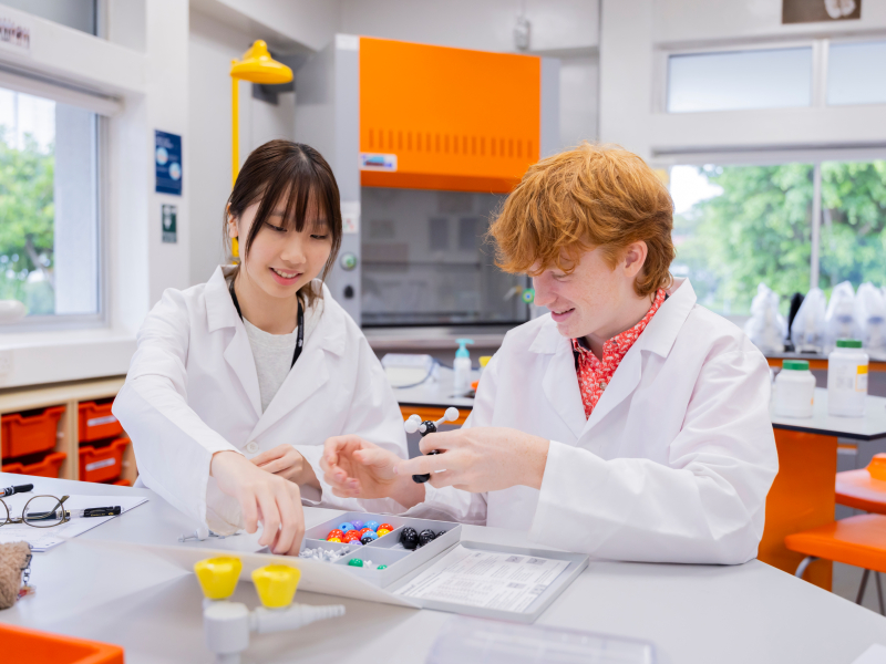 students at DCIS Nord Anglia Education school