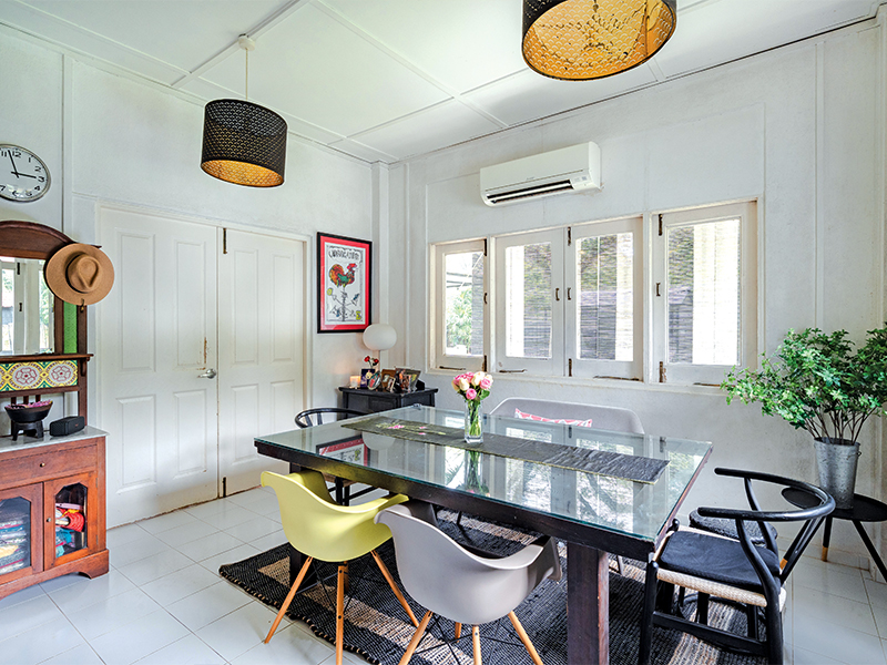 seletar camp black and white house