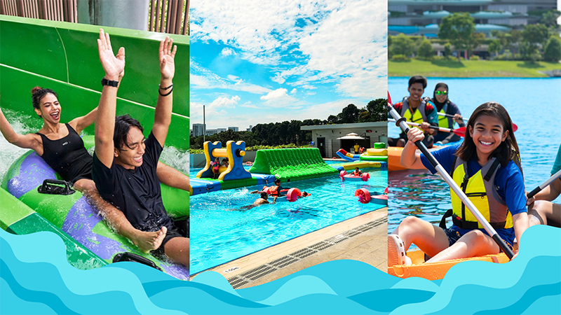 Dip’N Splash at HomeTeamNS Bedok Reservoir
