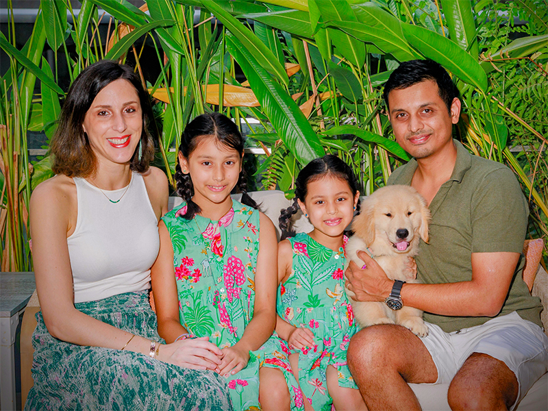 French family living on Jalan Lim Tai See.singapore