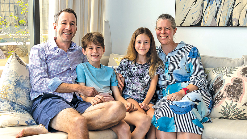 image of British family with kids in Tanglin Trust School