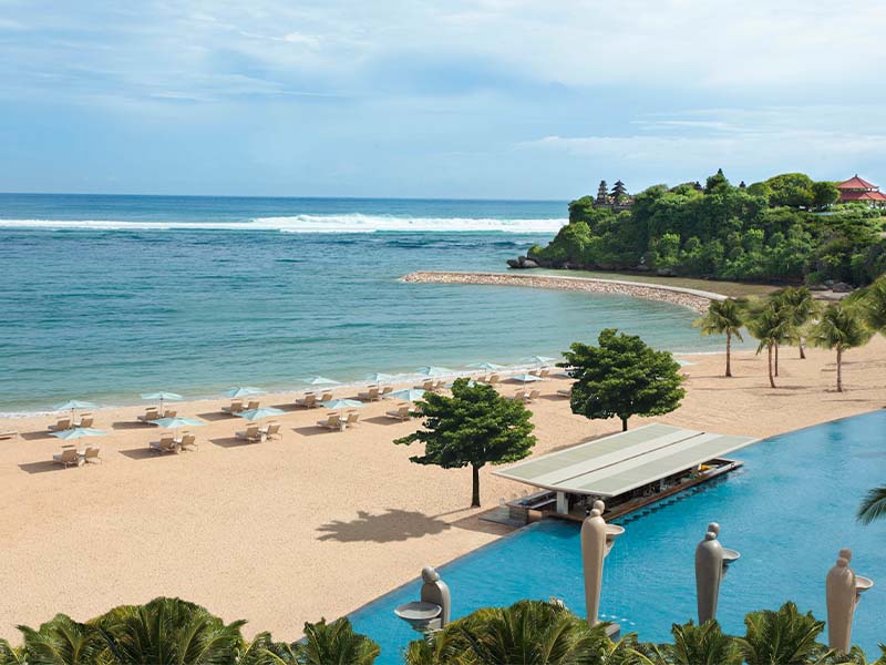 private access to Nusa Dua beach from Bali resort