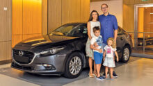family driving in singapore