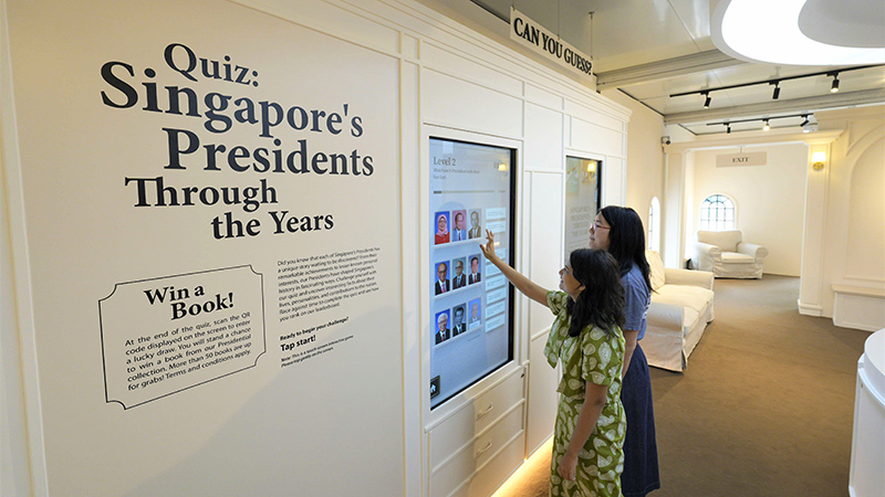 National Library Board Presents Presidential Pop-Up Library