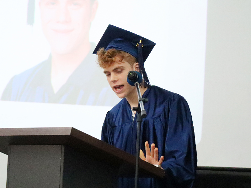 Jack - inclusive education graduate with WASC accredited diploma