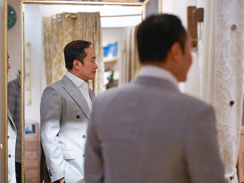 Meiko Tailor - tailors in Singapore for bespoke suits, wedding suits, tuxedos in Singapore and alteration services