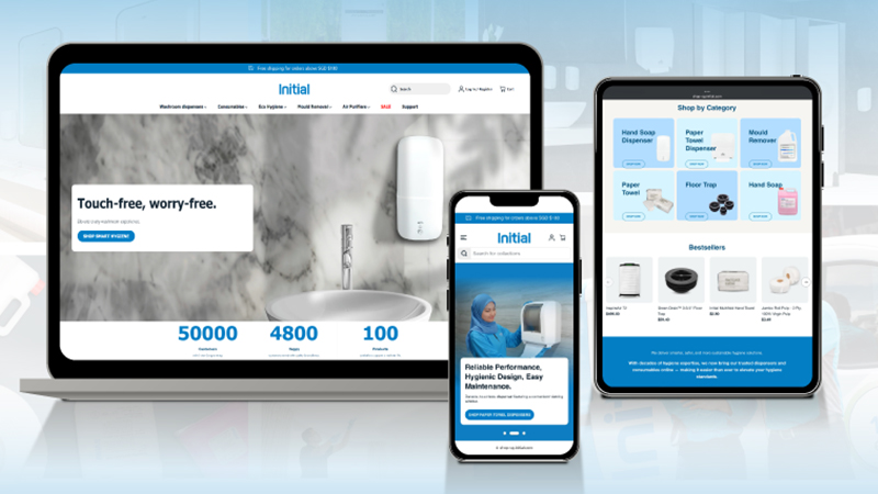 New online shop for commercial hygiene solutions New online shop for commercial hygiene solutions