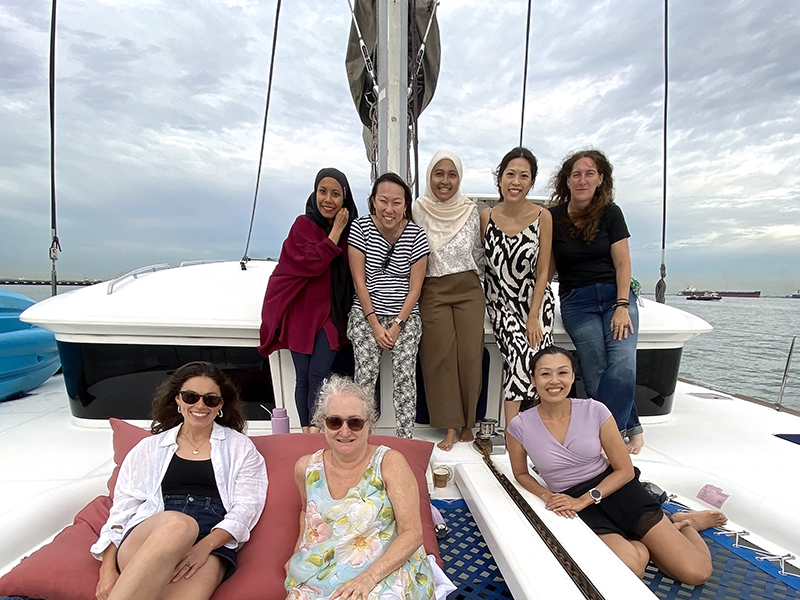 EL on Sing Yacht's Argon - yacht rental in Singapore