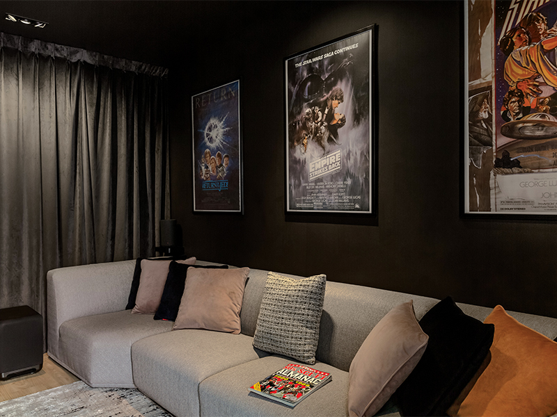 Cinema home interior