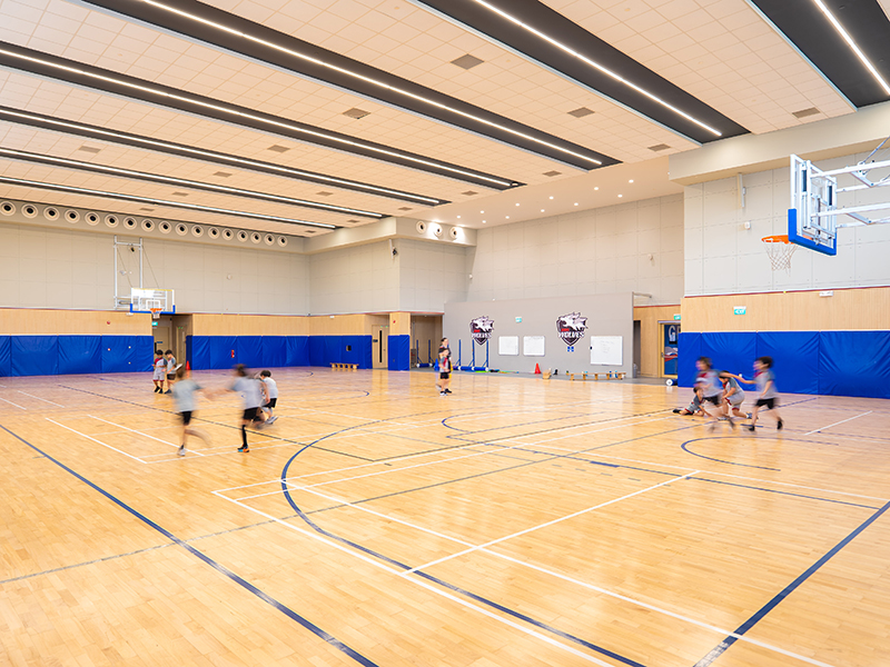 basketball court for early & primary students - XWA Singapore