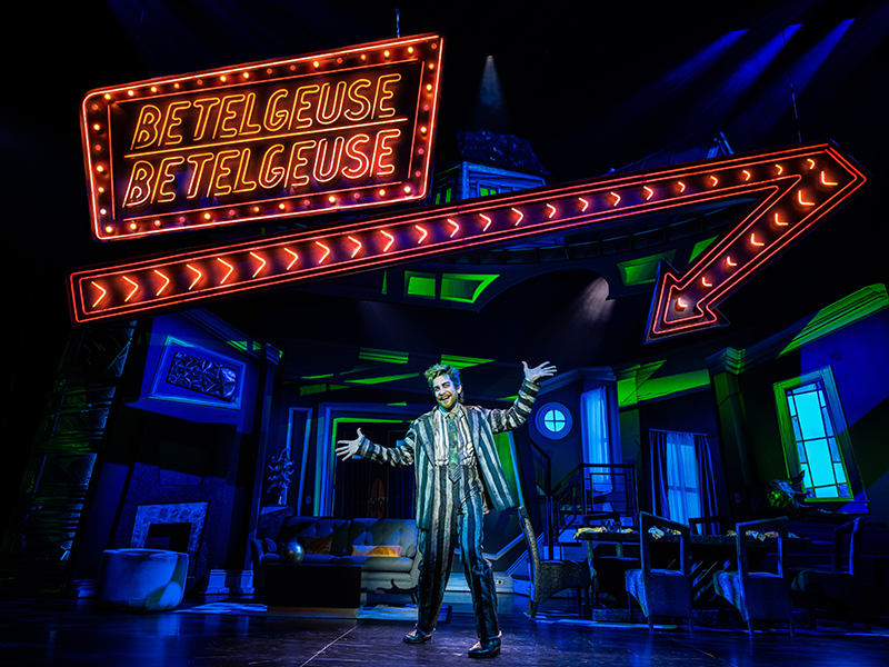 neon lights and colour - musical in Singapore