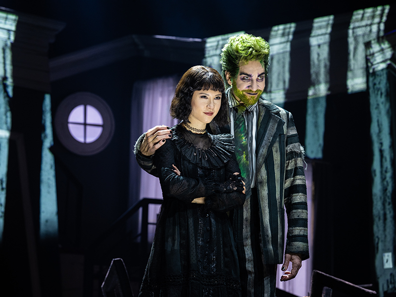 Andy Karl, Karis Oka in character on stage - what to do at Esplanade Theatres