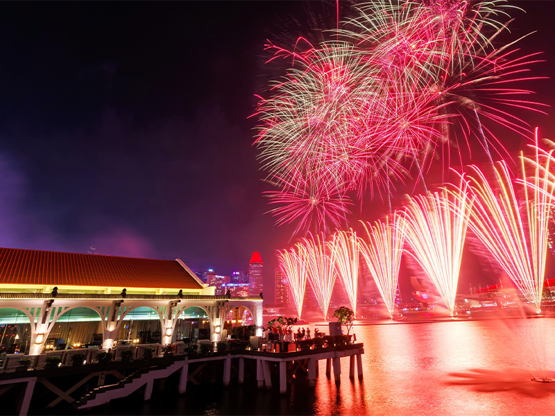 The Fullerton Hotels Singapore - new years eve - new year 2025 