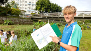 UWCSEA Dover campus high school students geography field trip