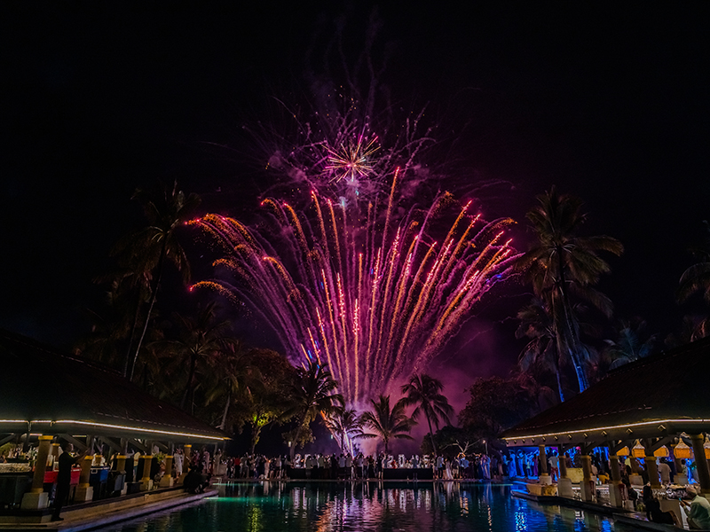 Intercontinental Bali resort - hotel in Jimbaran Bay - Bali new years