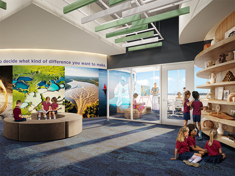 RDAS new American school in Singapore - artist impression of Inquiry labs American curriculum