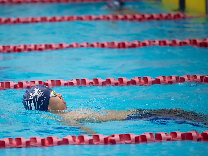 competitive swimmer - Stamford American