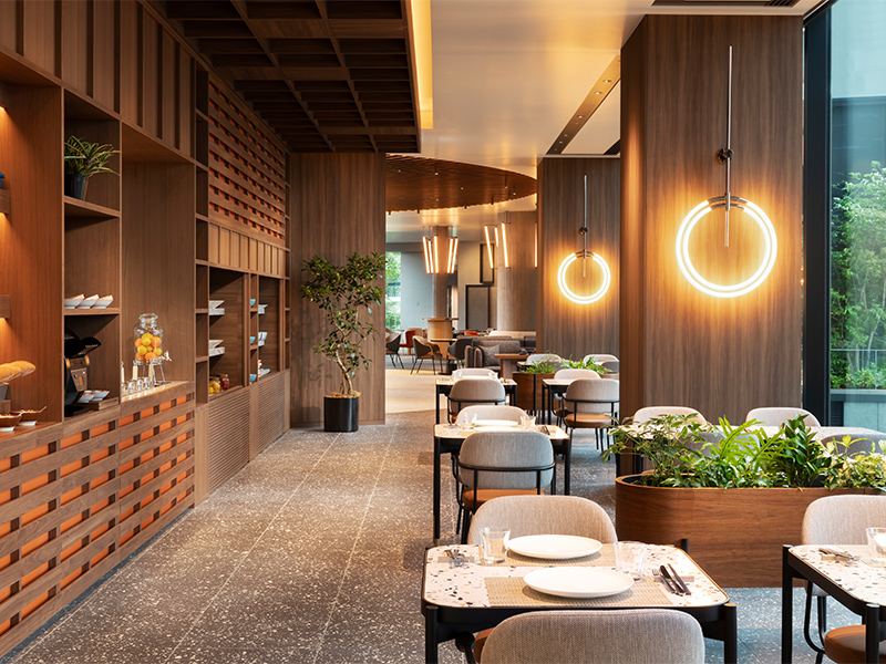 CC Carbon Copy dining area - Canopy by Hilton Umeda in Grand Green Osaka Japan CC Carbon Copy dining area - Canopy by Hilton Umeda in Grand Green Osaka Japan