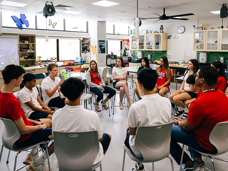 sharing circle sense of belonging and student support - SAS