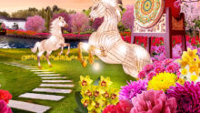 Spring Blossoms - Gallop into Prosperity